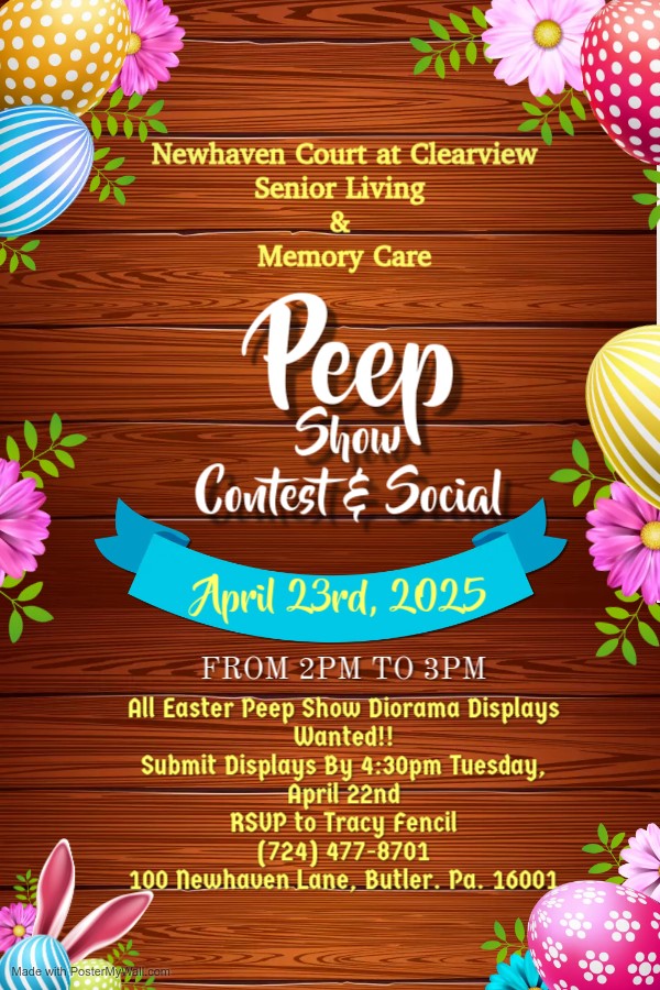 Easter Peep Show Contest & Social